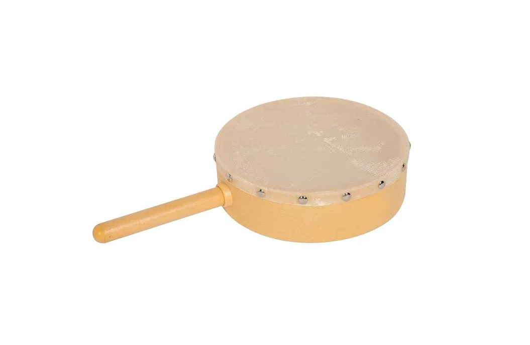 A26D 6 1/2 INCH HAND DRUM GENUINE CALFSKIN HEAD WITH HANDLE – South Coast Music