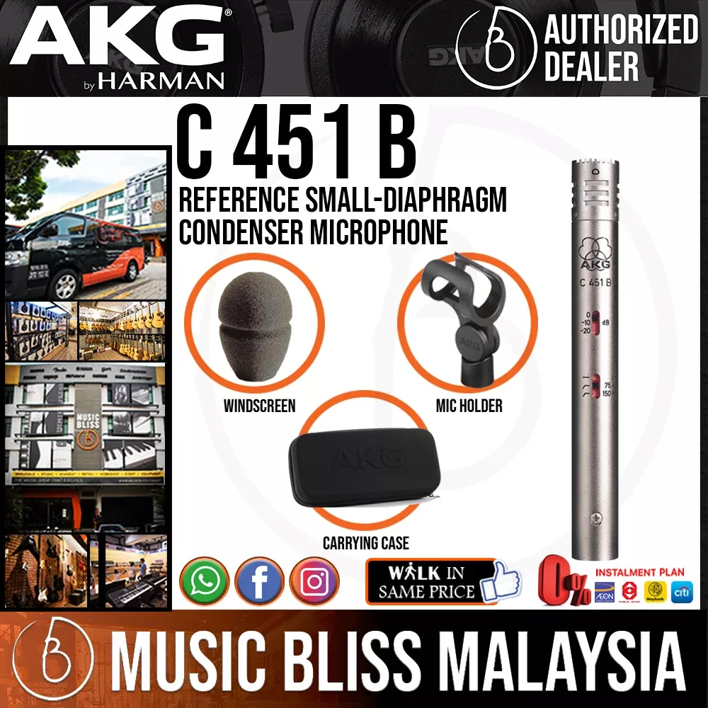 AKG C 451 B Small-diaphragm Condenser Microphone