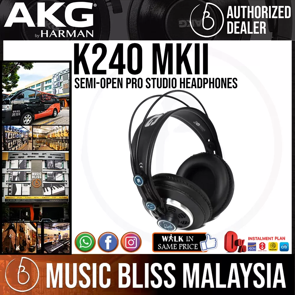 AKG K240 MKII Semi-open Pro Studio Headphones