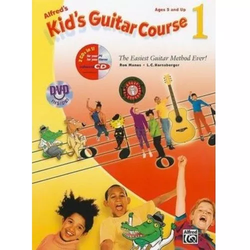 Alfreds Kids Guitar Course 1 Method Song Book Online Audio Access Learn To PLay – South Coast Music
