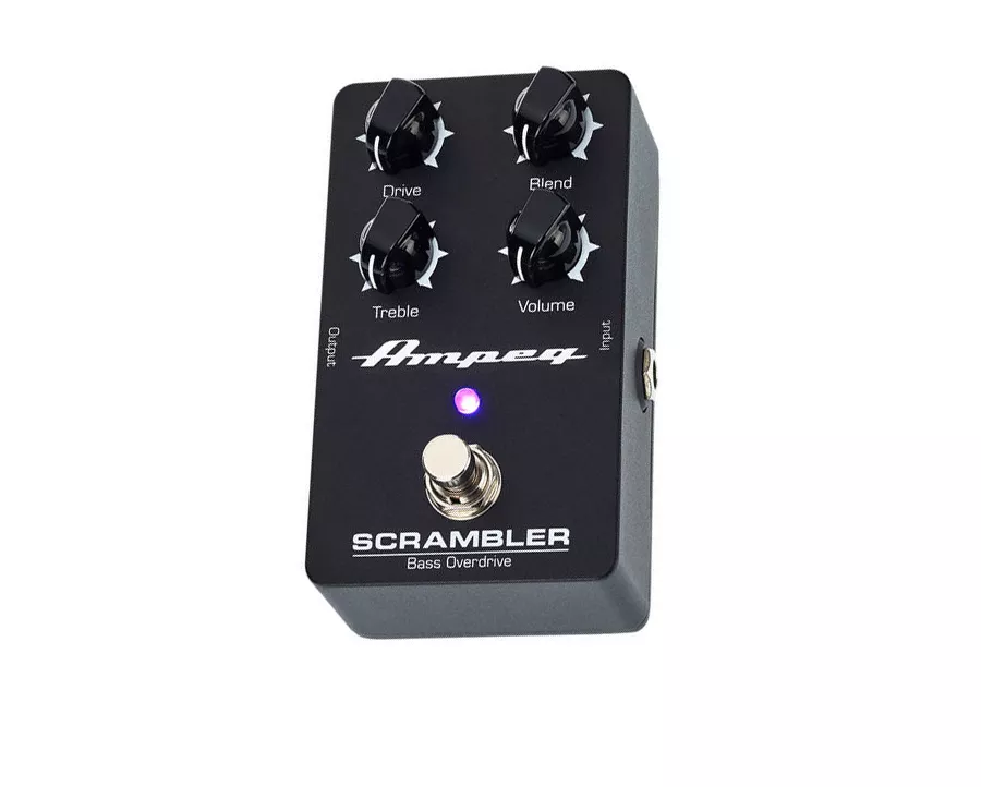 AMPEG Scrambler Overdrive Bass Effects FX Pedal - Analogue & True Bypass -NEW – South Coast Music