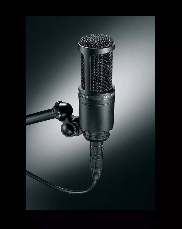 AUDIO TECHNICA AT2020 MIC RECORDING CARDIOID CONDENSER MICROPHONE with STAND MOUNT – South Coast Music