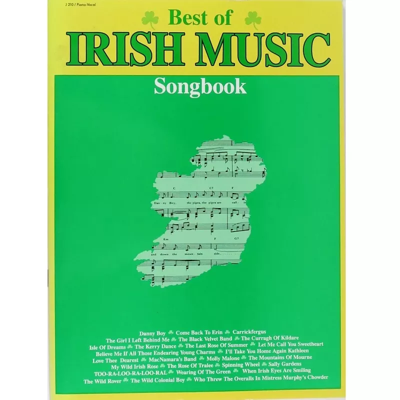 Best of Irish Music Songbook - Piano Vocal Guitar - 29 Songs including Danny Boy – South Coast Music