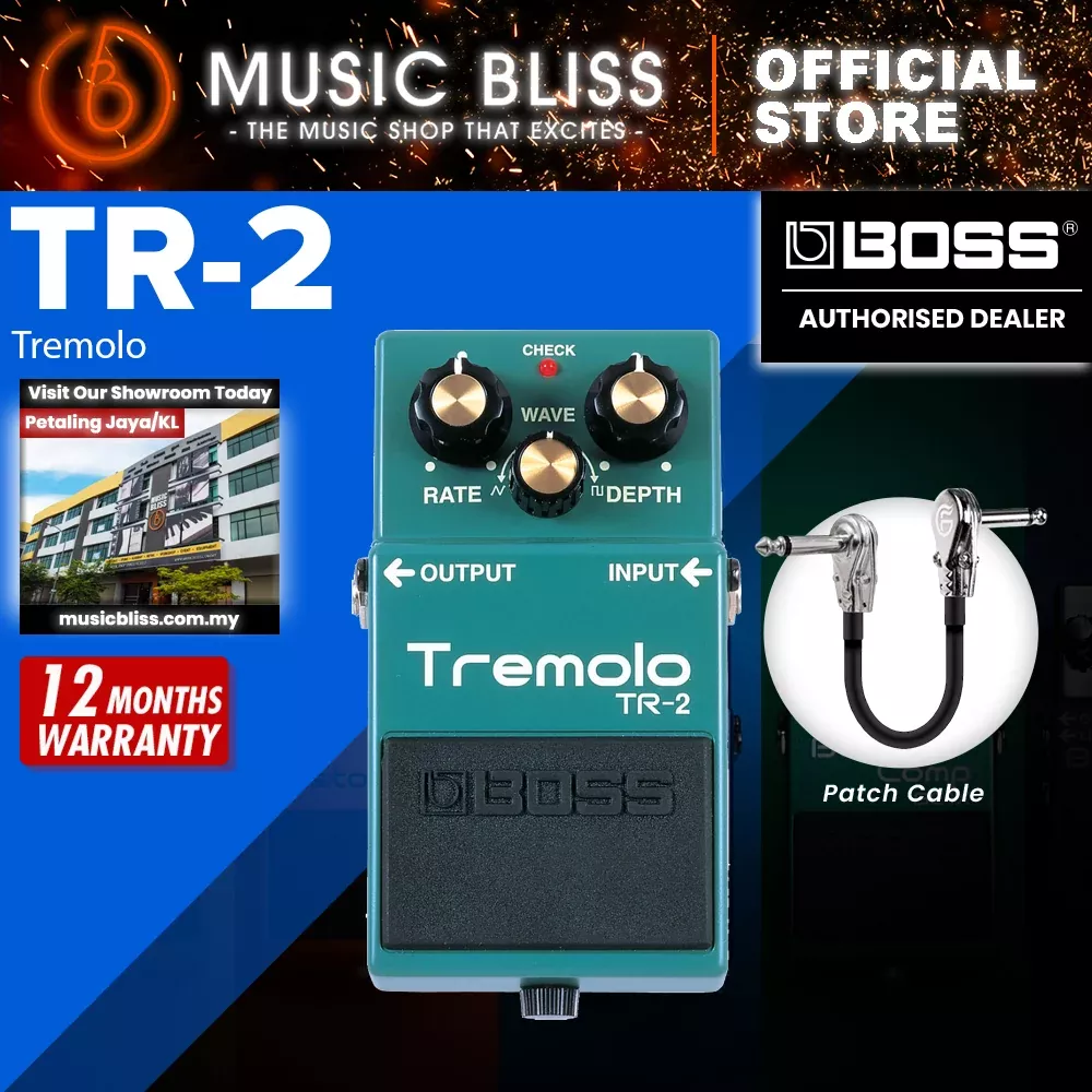 Boss TR-2 Tremolo Guitar Effects Pedal