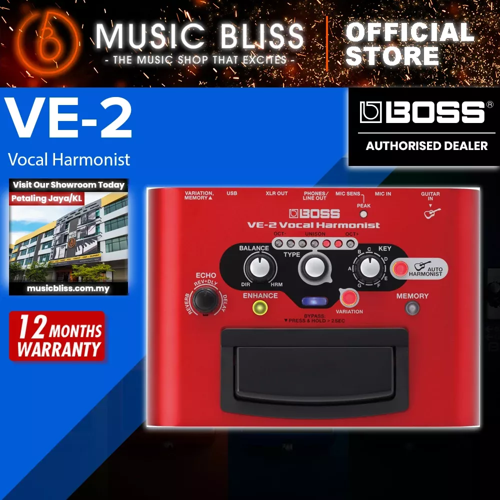 Boss VE-2 Portable Vocal Processor