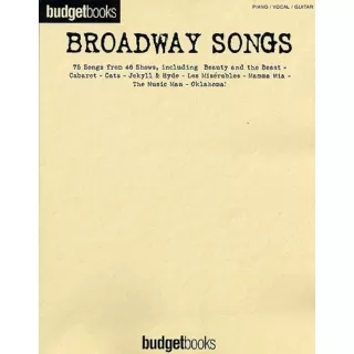 Broadway Songs Budget Book Series for Piano Vocal Guitar Songbook – South Coast Music