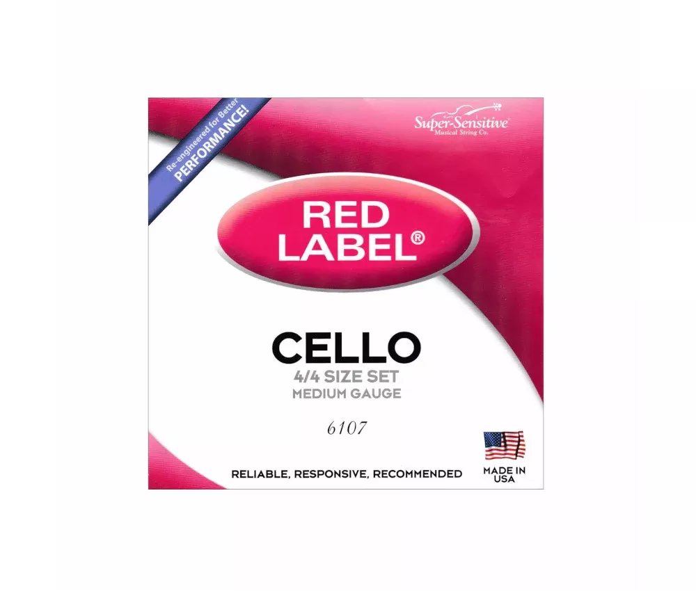 Cello Strings Set 4/4 - Medium Tension