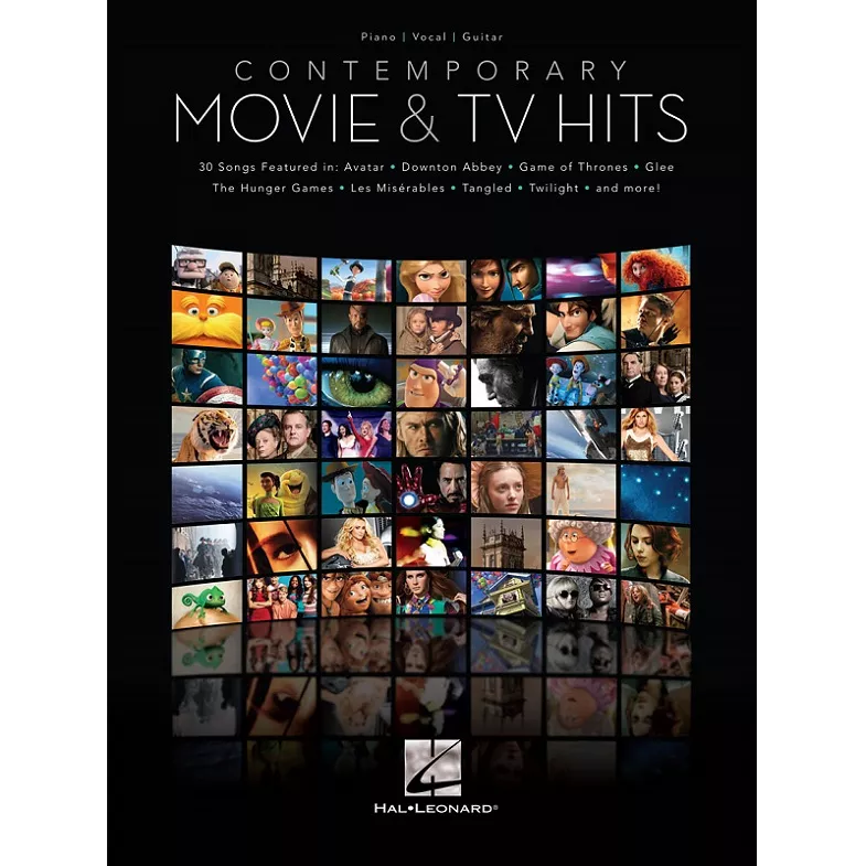 Contemporary Movie & TV Hits - 30 Songs Featured - Piano Vocal Guitar – South Coast Music