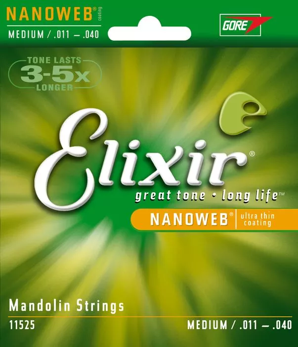 ELIXIR NANOWEB LONG LIFE MANDOLIN STRINGS STRING SET 11525 MEDIUM GAUGE 11-40-SOLD- – South Coast Music