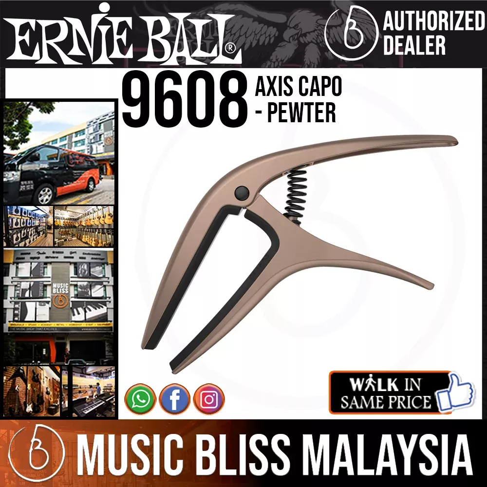 Ernie Ball 9608 Axis Capo - Pewter