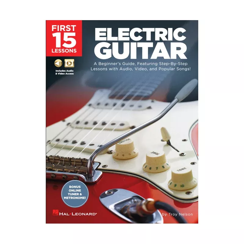 First 15 Lessons | Electric Guitar Step by Step Method Book