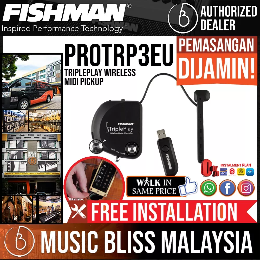 Fishman TriplePlay Wireless MIDI Pickup