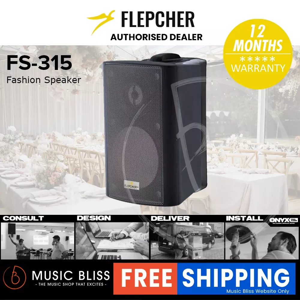 Flepcher FS-315B Fashion Speaker - Black