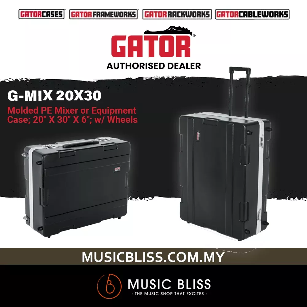 Gator G-MIX 20x30 ATA Mixer Case with Wheels and Tow Handle