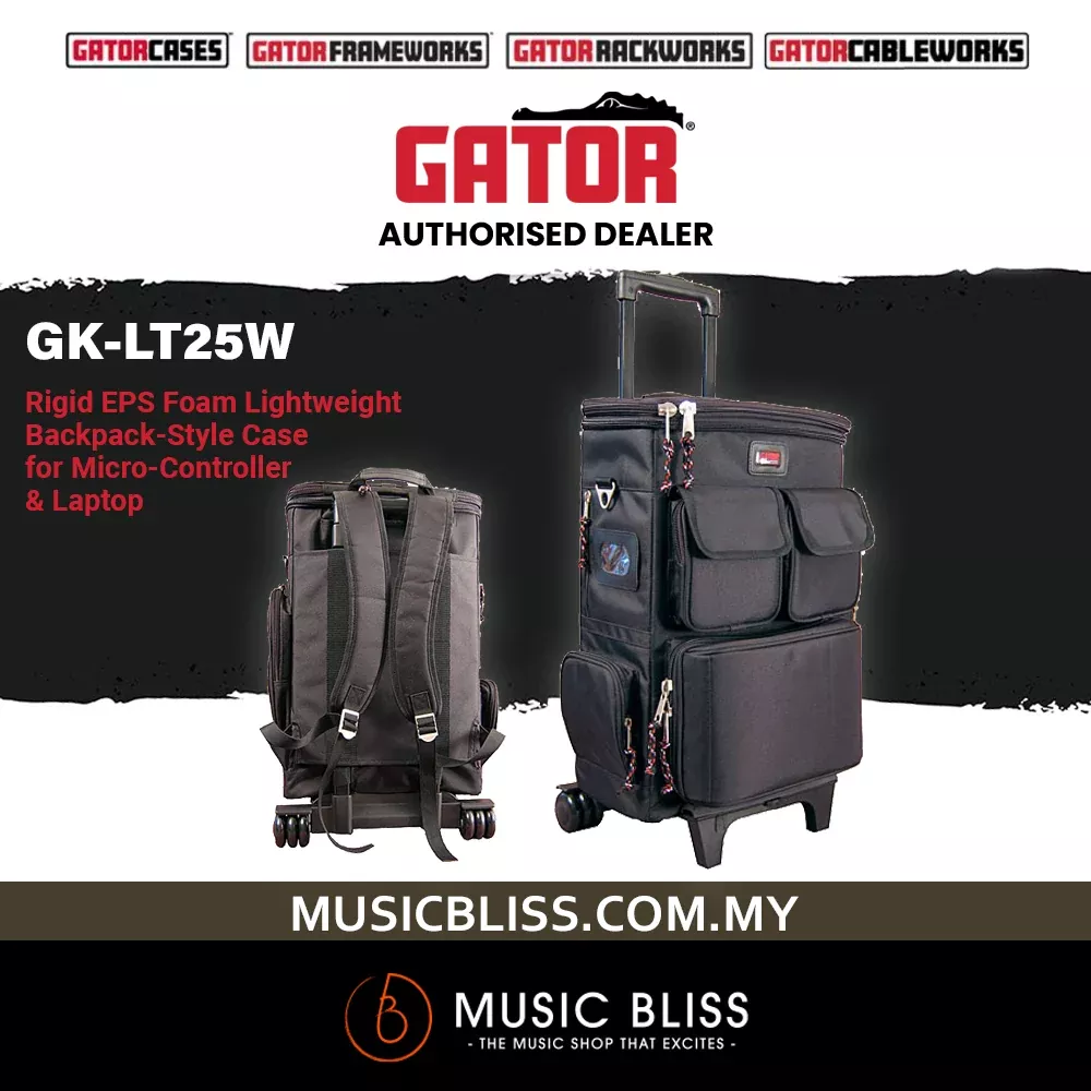 Gator GK-LT25W Laptop and MIDI Controller Backpack