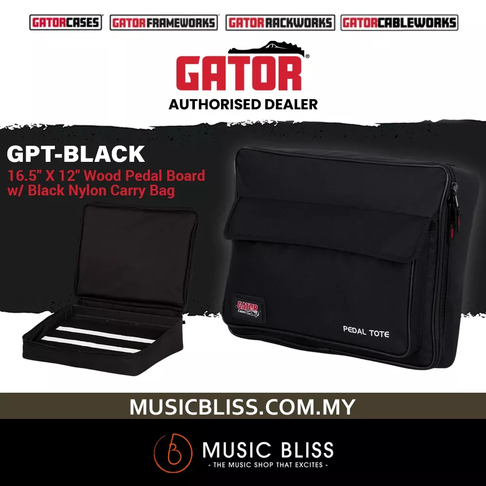 Gator Pedal Tote - 16.5"x12" Pedalboard with Bag