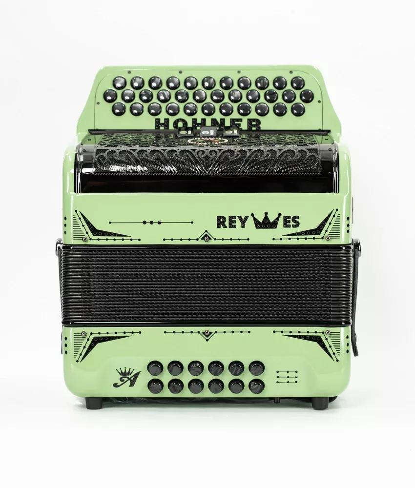 Hohner Anacleto Rey Especial II 3 Switch EAD Accordion- Pale Green | New