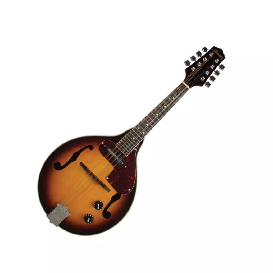 Ibanez M510E "Teardrop" A-Style Acoustic/Electric Mandolin - High Gloss Brown Sunburst – South Coast Music