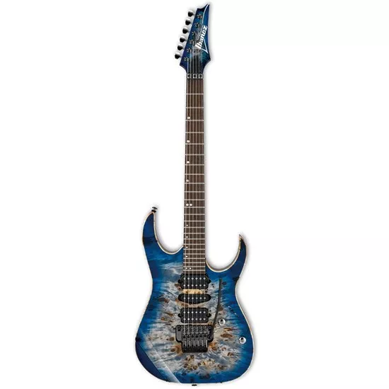 Ibanez RG1070PBZCBB Premium Electric Guitar with Soft Case Cerulean Blue Burst – South Coast Music