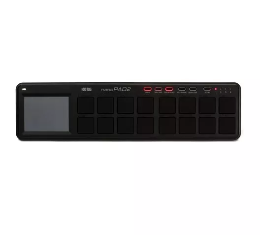 Korg nanoPAD2 USB Slim-Line Drum Pad Controller - Black NANOPAD 2 – South Coast Music