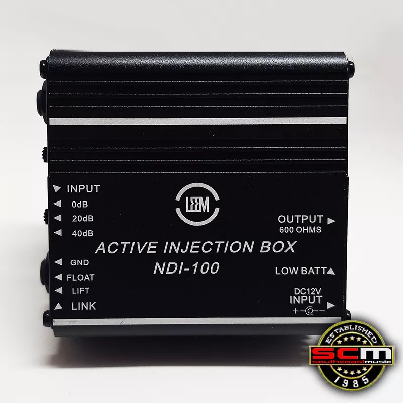 LEEM AUDIO NDI-100 Active DI Box Direct Injection Box – South Coast Music