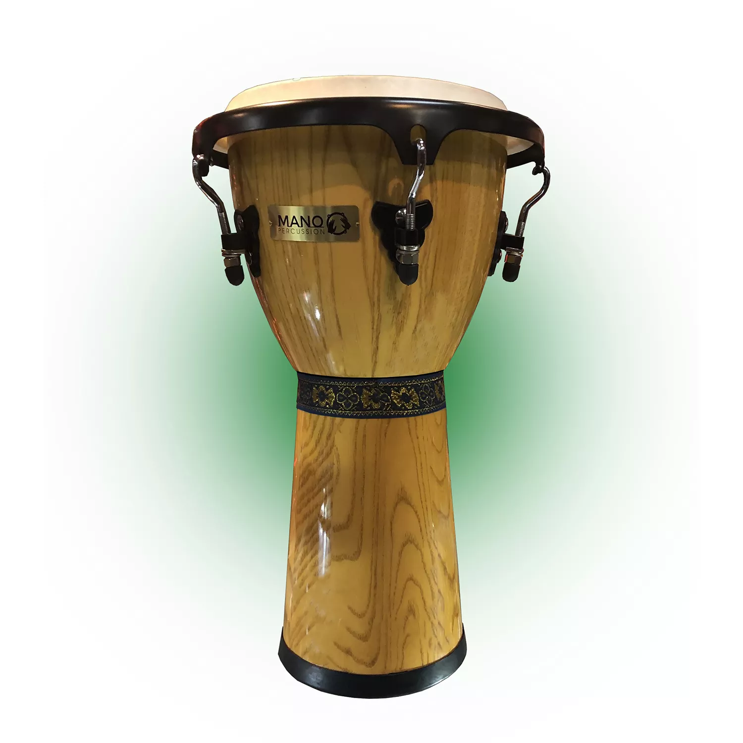 Mano Percussion MP1512 Mechanically Tuned Djembe Drum 12" Diameter Natural Vellum Head Natural Timber finish – South Coast Music