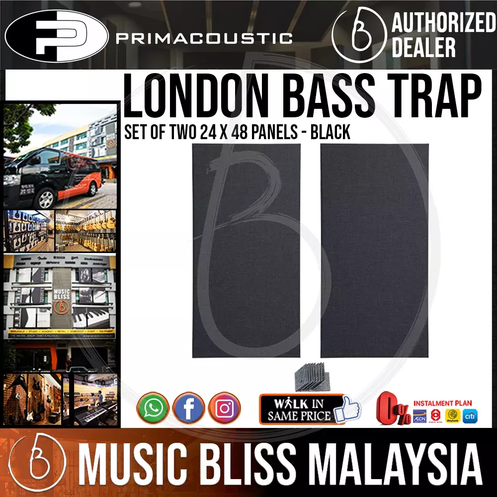 Primacoustic London Bass Trap - Black - Set of Two