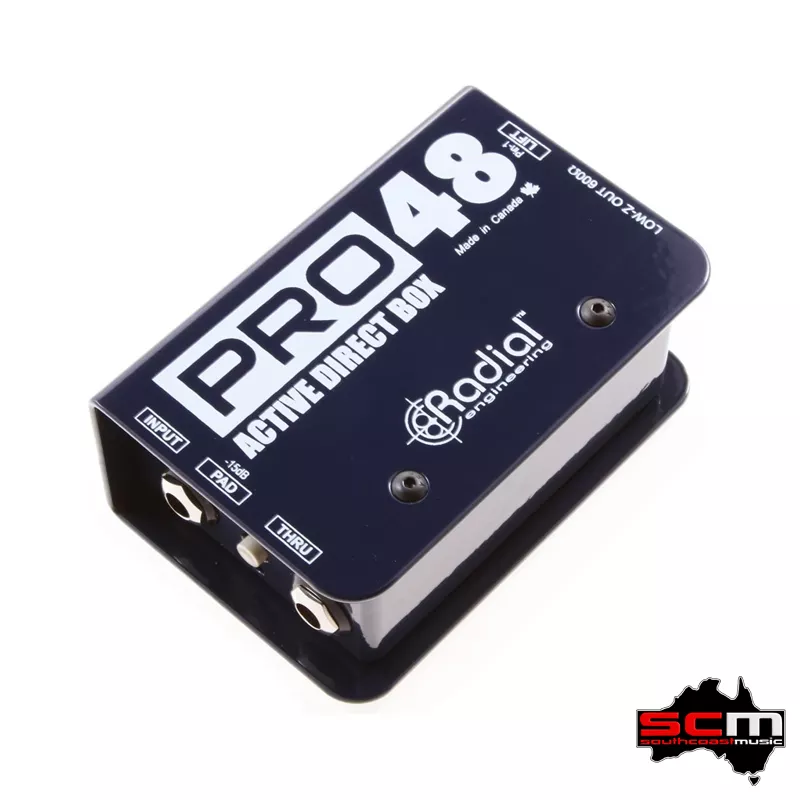 Radial PRO48 Compact Active DI w/ Phantom Power – South Coast Music