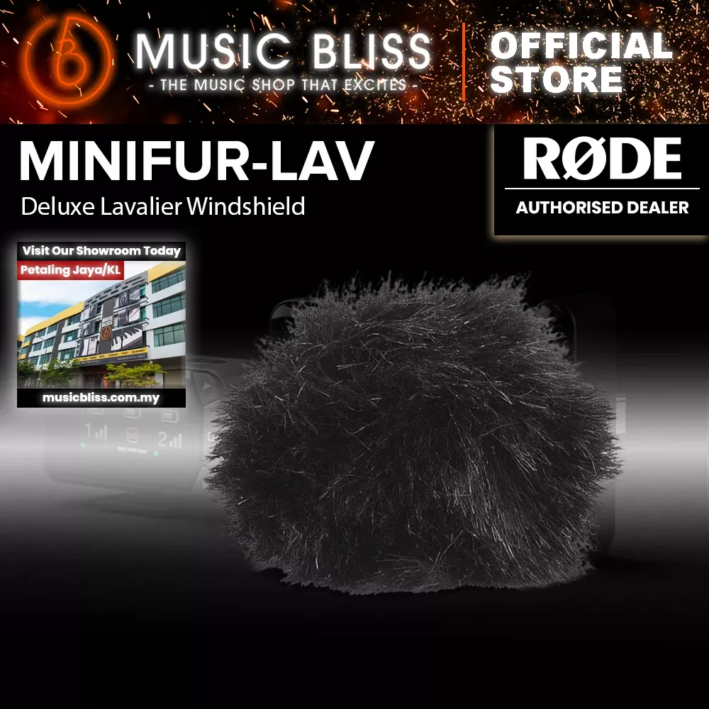 Rode MINIFUR-LAV Synthetic Fur Windshield for Lavalier Microphones