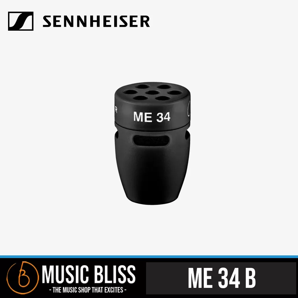Sennheiser ME 34 B MZH Cardioid Microphone Capsule - Black