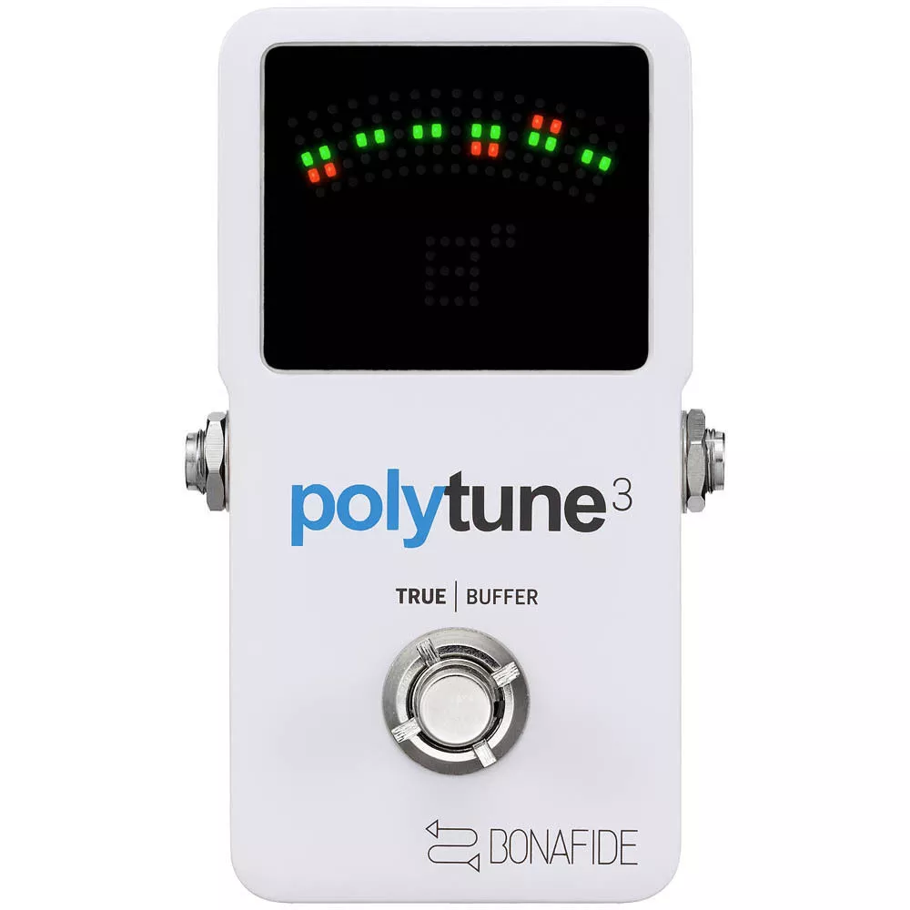 TC Electronic Polytune 3 Polyphonic Tuner & Buffer, Strum Chromatic LED Display – South Coast Music