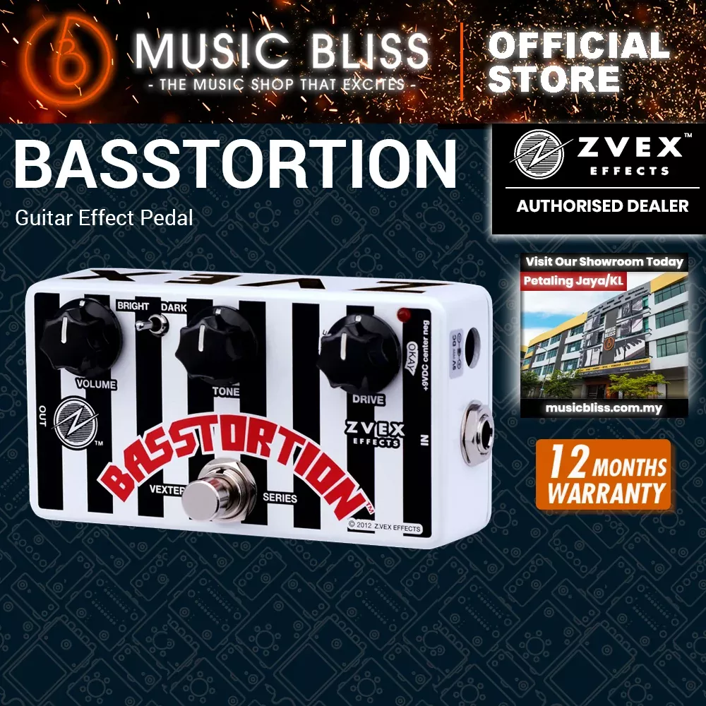 ZVEX Vexter Basstortion Bass Effect Pedal