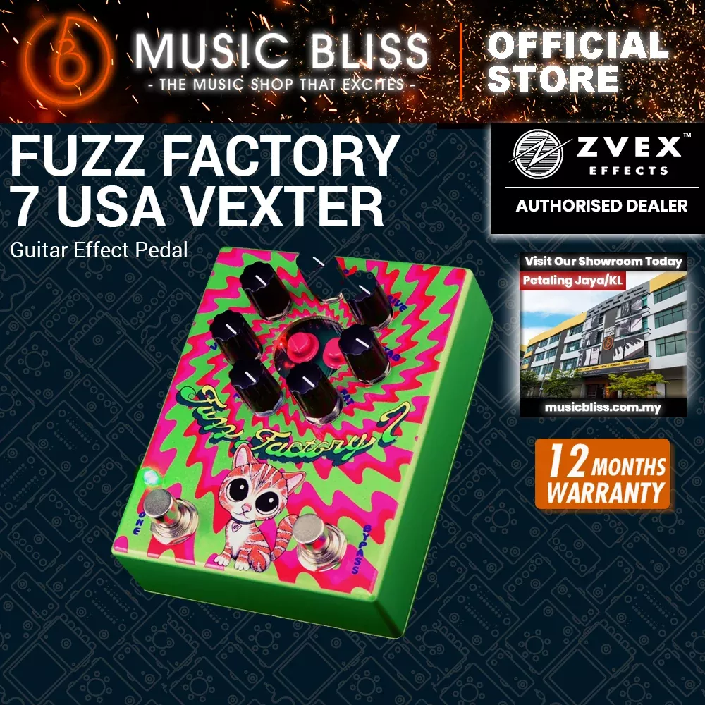 ZVEX Vexter USA Fuzz Factory 7 Guitar Effect Pedal